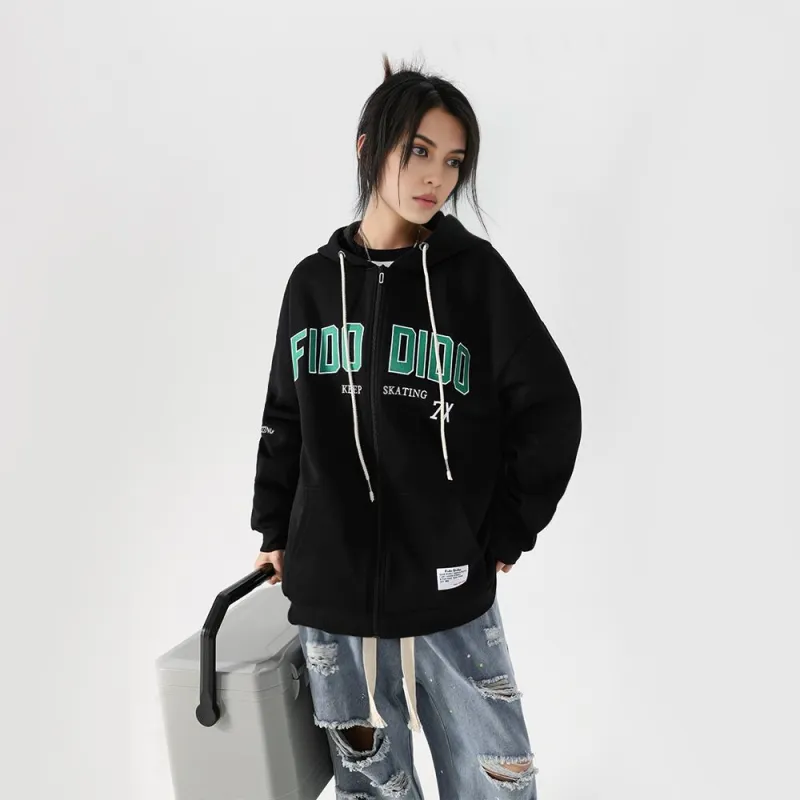 FIDO DIDO Sweatshirt Jacket Unisex-4
