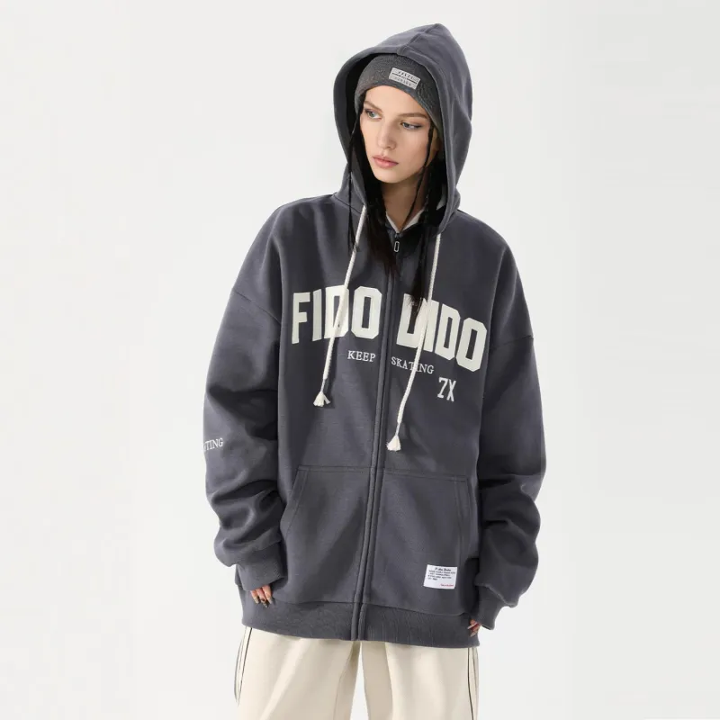 FIDO DIDO Sweatshirt Jacket Unisex-15