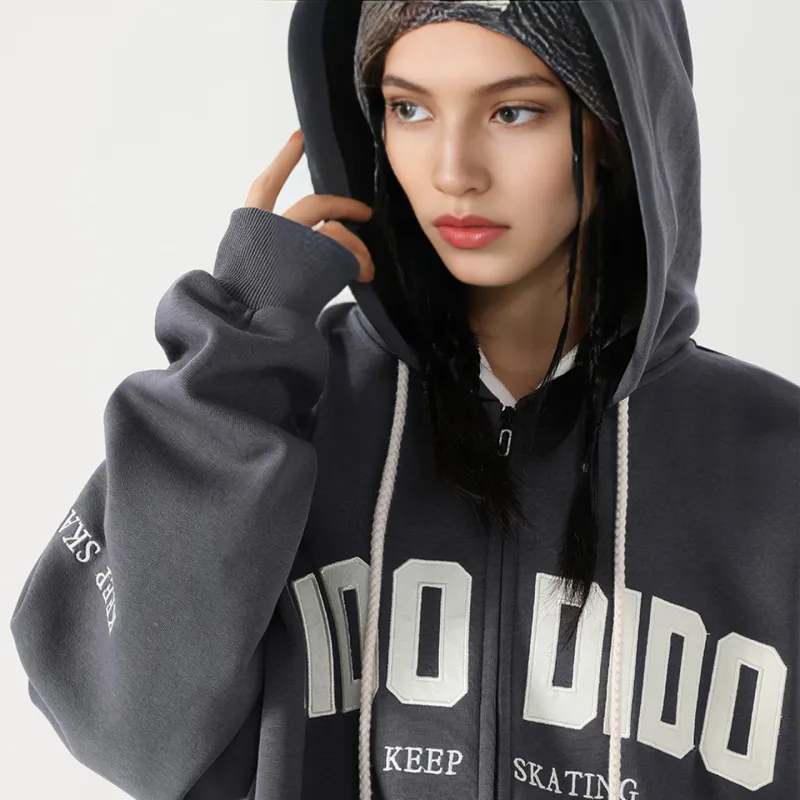 FIDO DIDO Sweatshirt Jacket Unisex-16