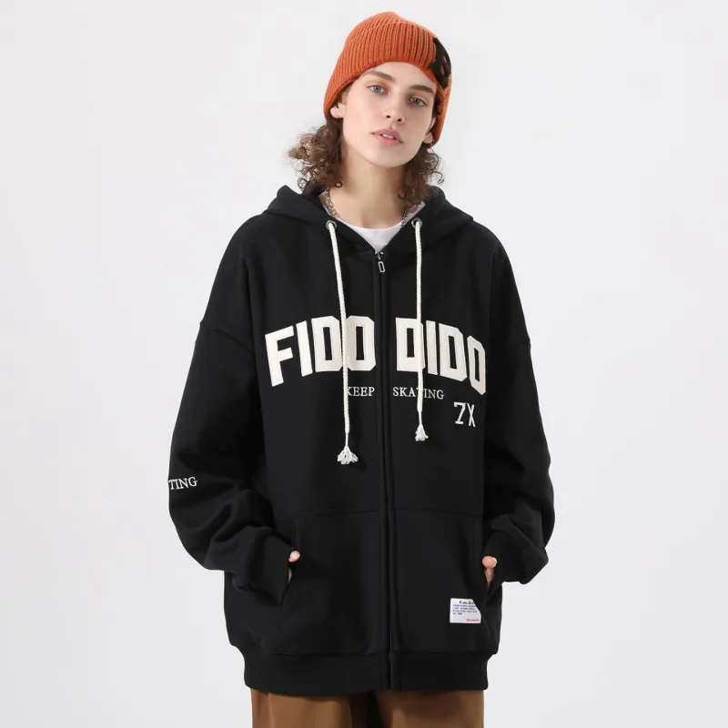 FIDO DIDO Sweatshirt Jacket Unisex-35