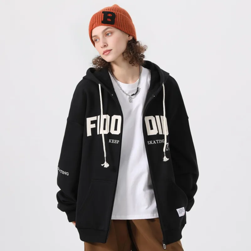 FIDO DIDO Sweatshirt Jacket Unisex-32
