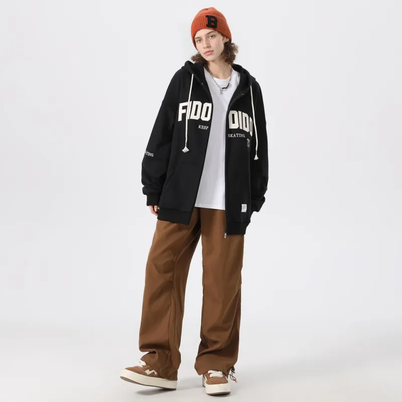 FIDO DIDO Sweatshirt Jacket Unisex-33