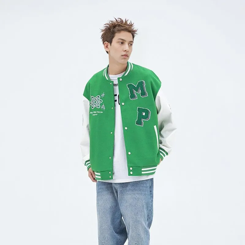 MEIPIN TANG Baseball Jacket Coat Unisex-2
