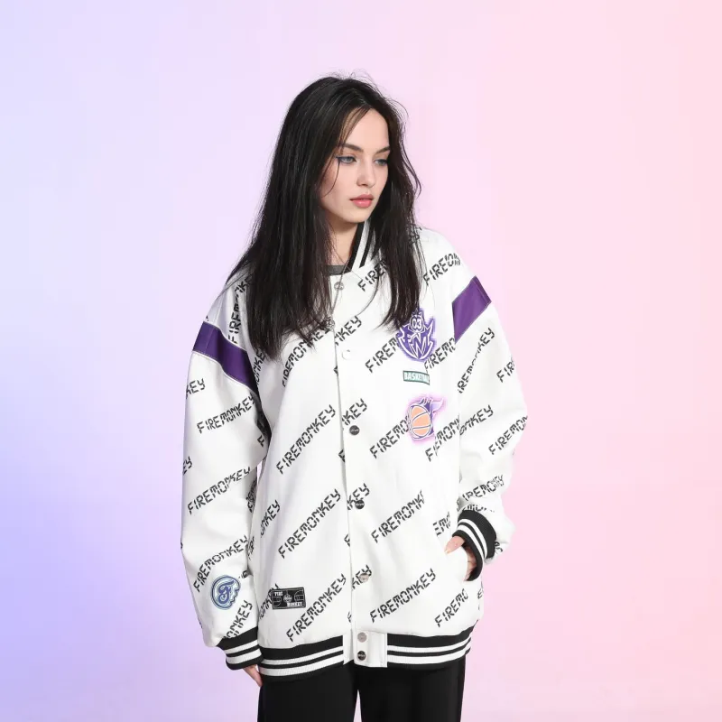 FireMonkey Baseball Jacket Unisex-5