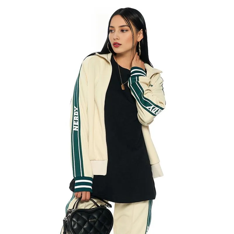 Nerdy Jackets Unisex Beige-2