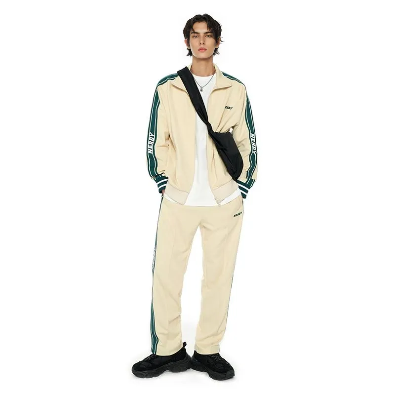 Nerdy Jackets Unisex Beige-4