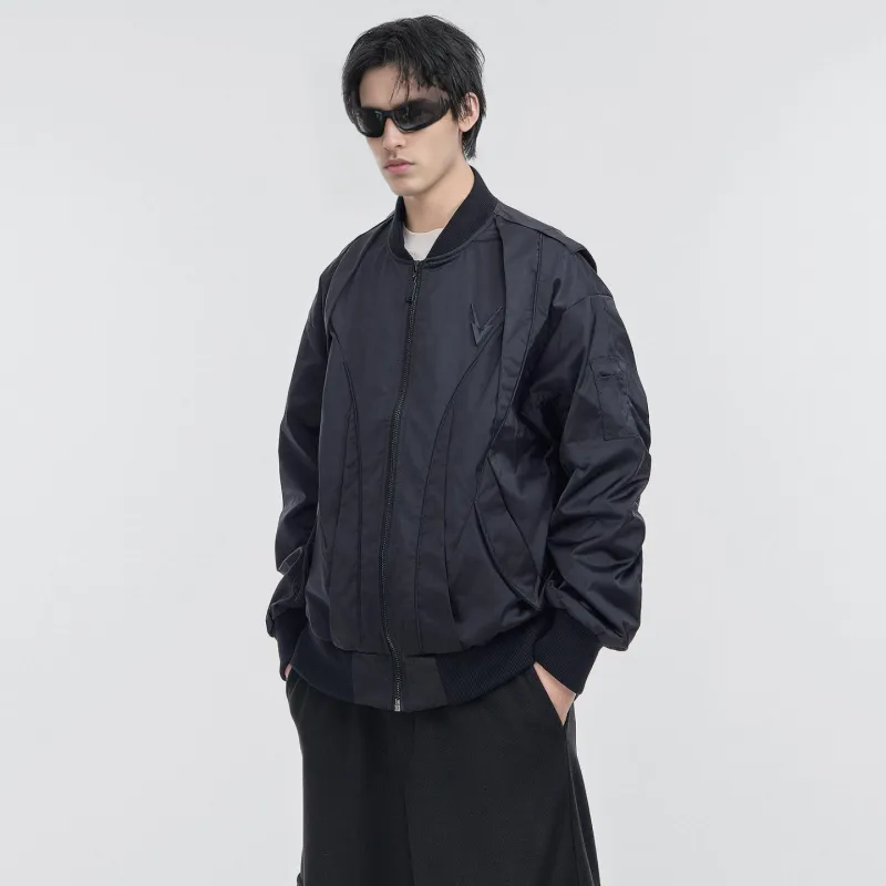 VIP Design Pilot Loose Fit Jacket Unisex Black-6