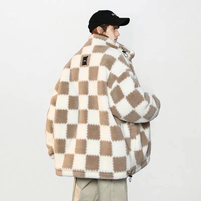 MEIPIN TANG Velvet feel Coat Korean Style Unisex-9