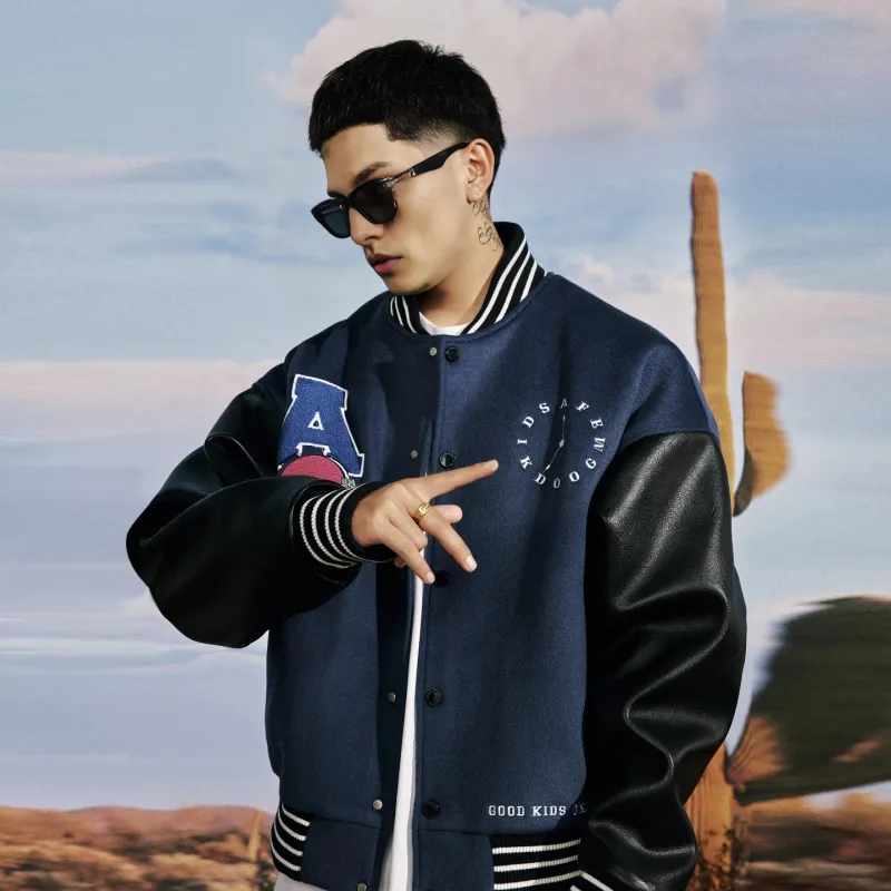 AFGK FW22 Baseball Jacket Spring And Autumn Unisex-6