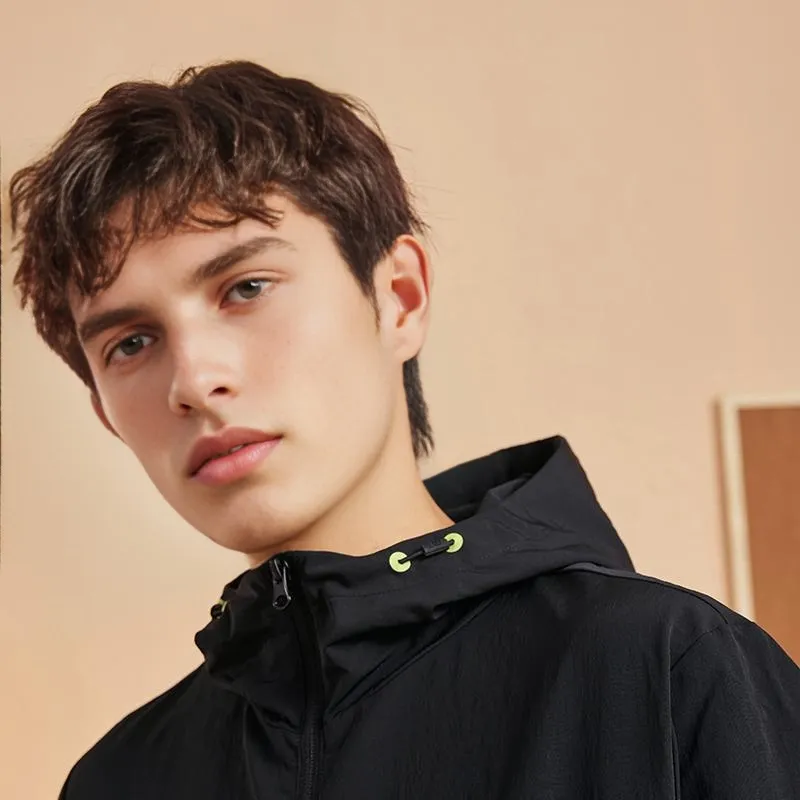 Erke Trench Coats Men Jet Black-5