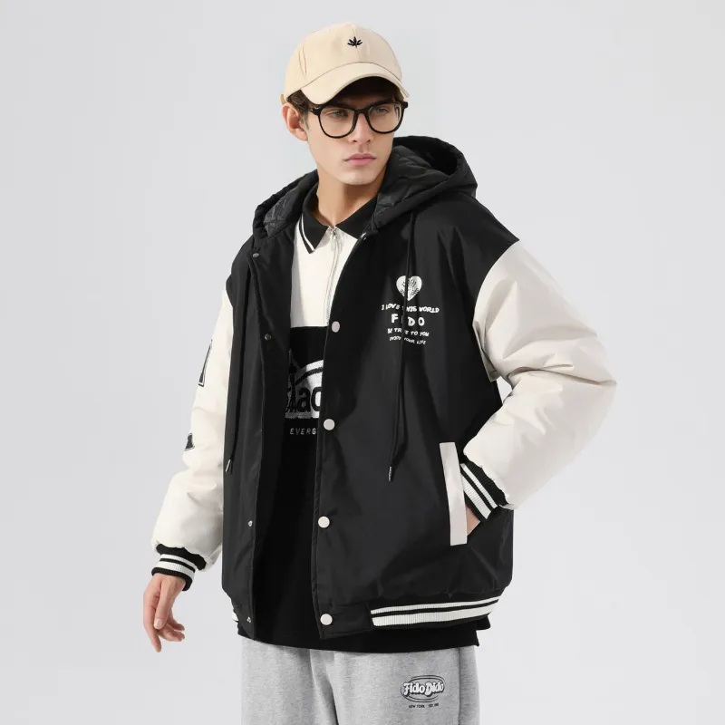 FIDO DIDO Puffer Jackets Unisex-4
