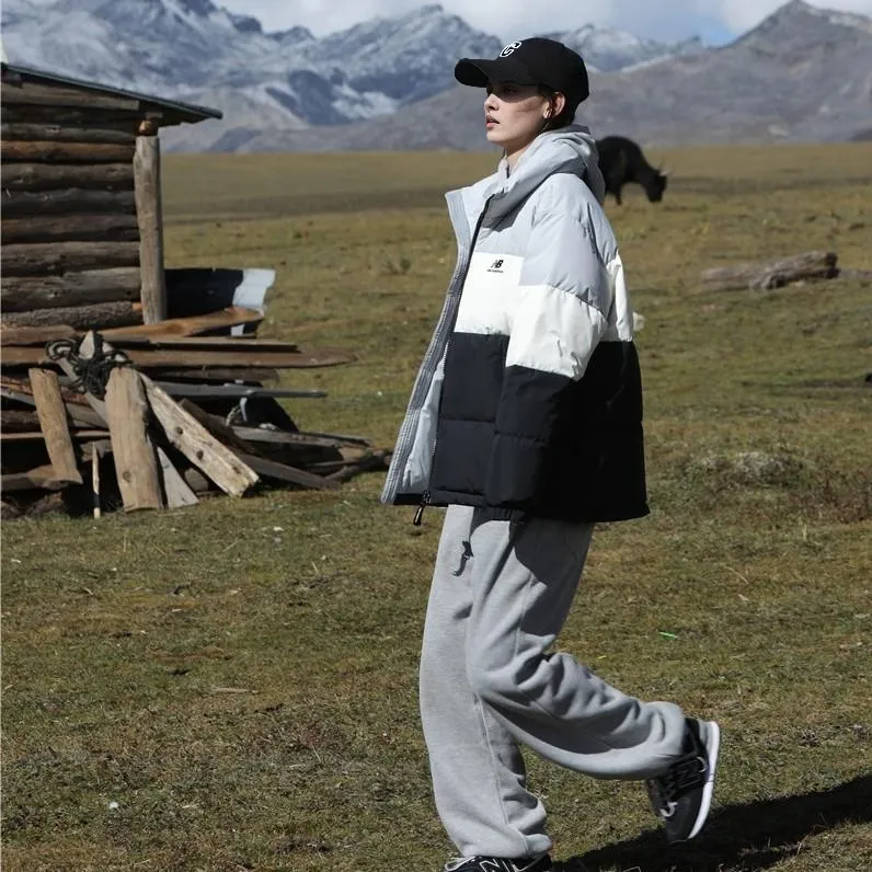 New Balance Down Jackets Unisex Light Gray-1