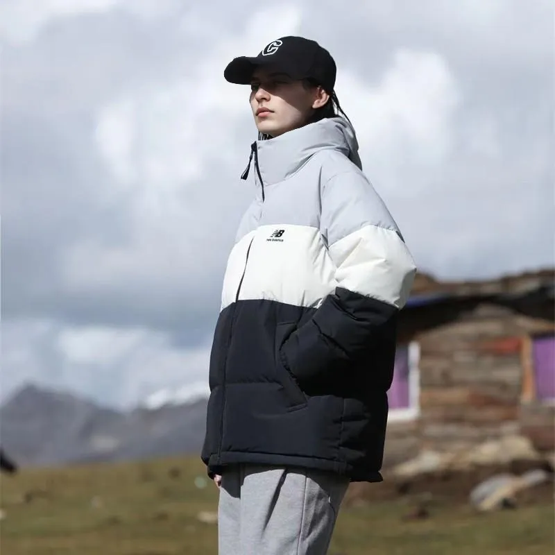 New Balance Down Jackets Unisex Light Gray-3