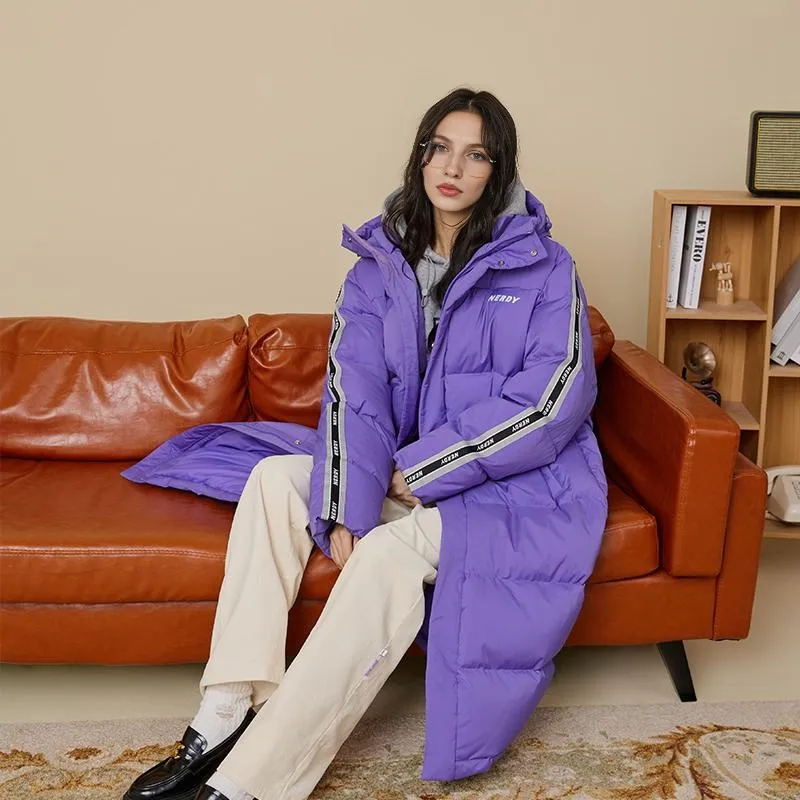 Nerdy Down Jackets Unisex Purple-5