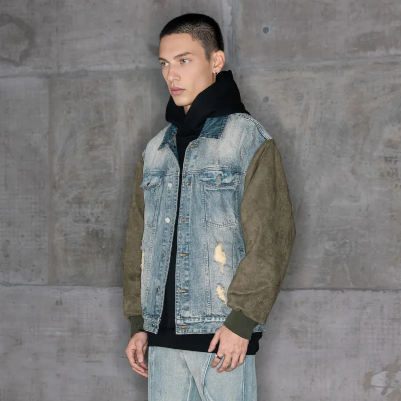 XINYINSU Denim Jacket Unisex Blue-4