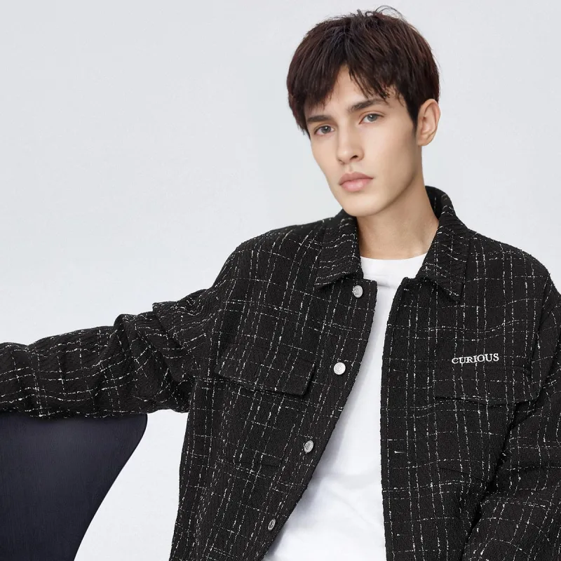 PEACEBIRD MEN PEACEBIRD MEN Fashion Collection Jacket Unisex Black-5