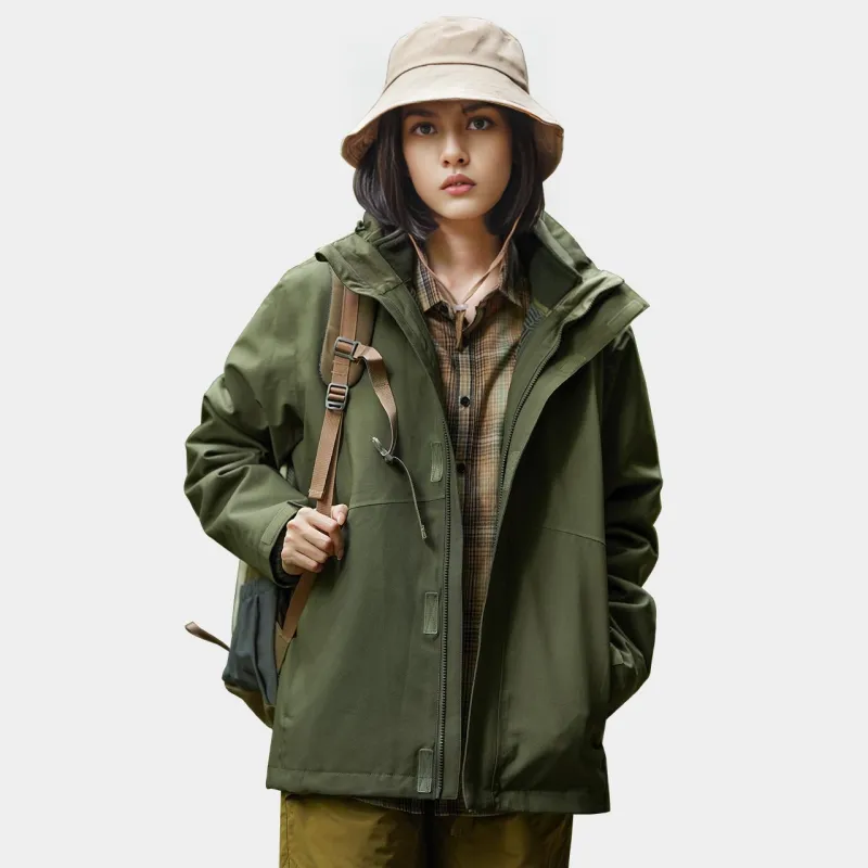 CAMEL All weather Windbreaker Jacket Unisex-4