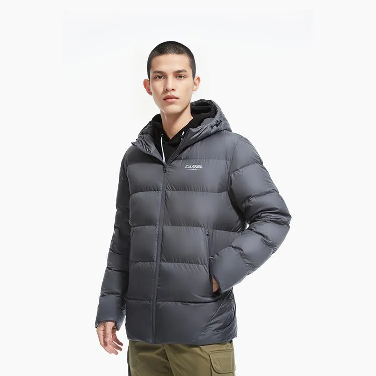 CAMEL Warm Fleece Series Down Jacket Winter Men's-7