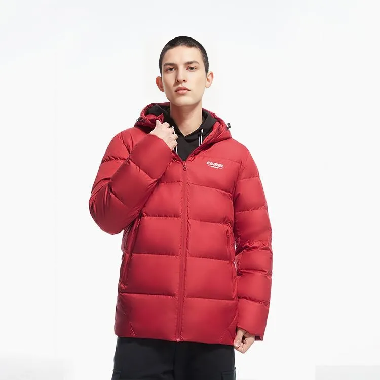 CAMEL Warm Fleece Series Down Jacket Winter Men's-10