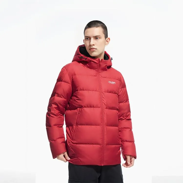 CAMEL Warm Fleece Series Down Jacket Winter Men's-11