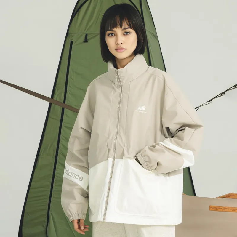 New Balance Jacket Fall And Winter Unisex Khaki-2