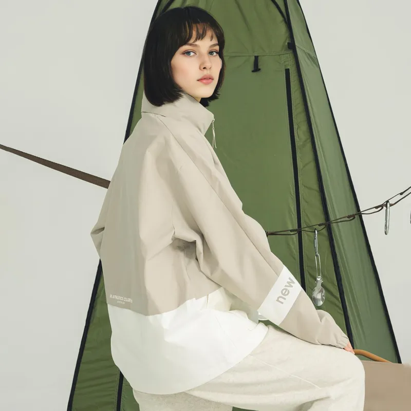 New Balance Jacket Fall And Winter Unisex Khaki-3