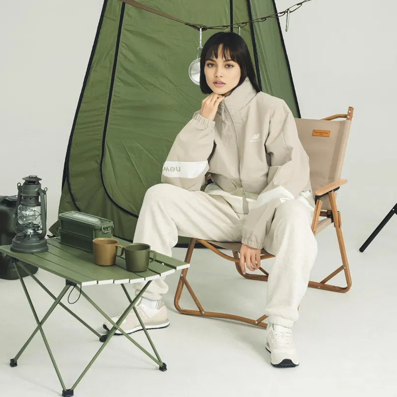 New Balance Jacket Fall And Winter Unisex Khaki-5