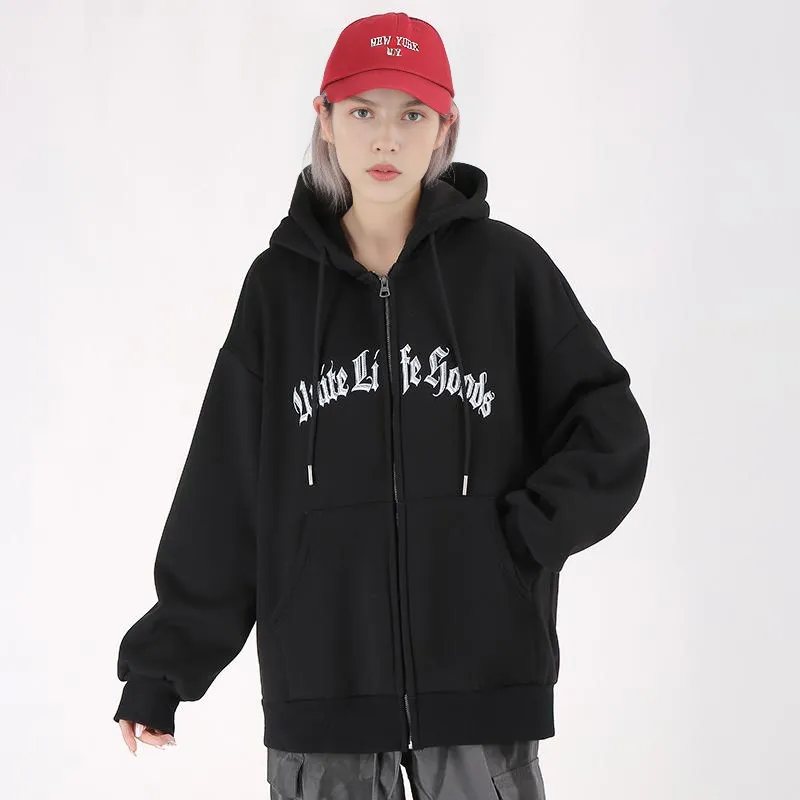 Unite Life HOODS Cardigan Sweatshirt Unisex-4