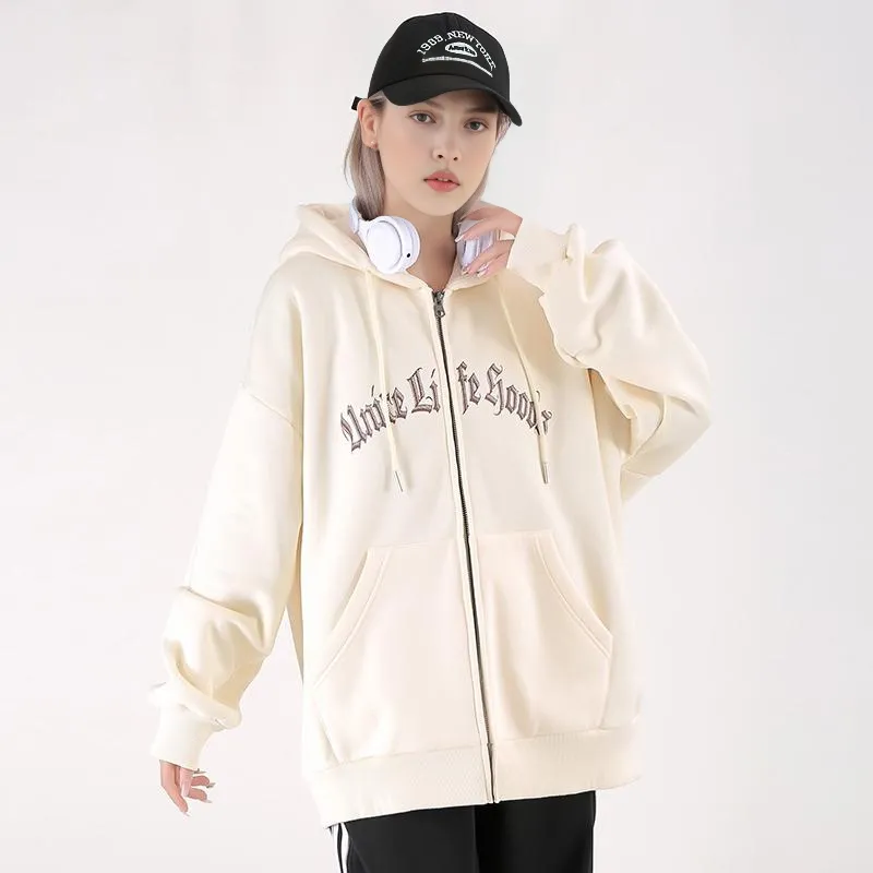 Unite Life HOODS Cardigan Sweatshirt Unisex-34