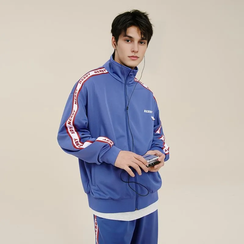 Nerdy Jackets Unisex Blue-4