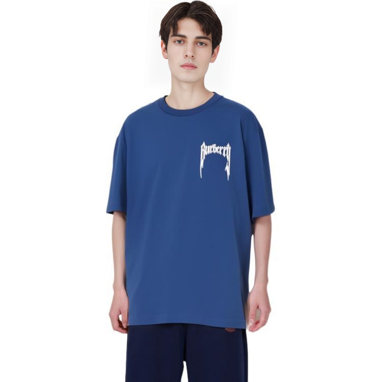 Burberry T-Shirts Men Blue - Cheap Rcj Jordan Outlet