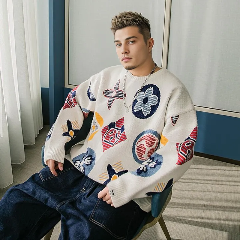 checkerboard-pattern zipped sweatshirt