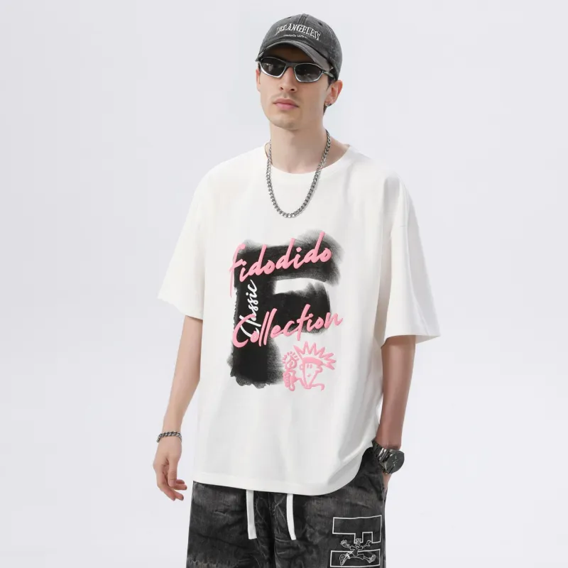 FIDO DIDO Short Sleeved T Shirts Unisex-9