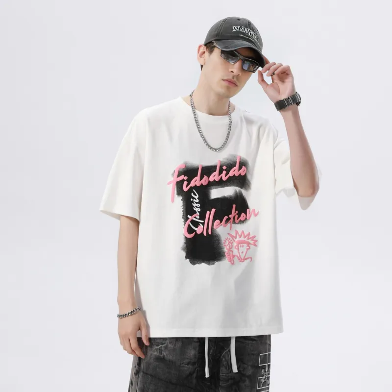 FIDO DIDO Short Sleeved T Shirts Unisex-10