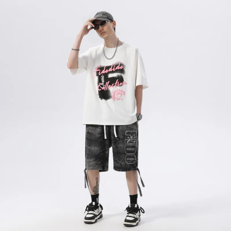 FIDO DIDO Short Sleeved T Shirts Unisex-12