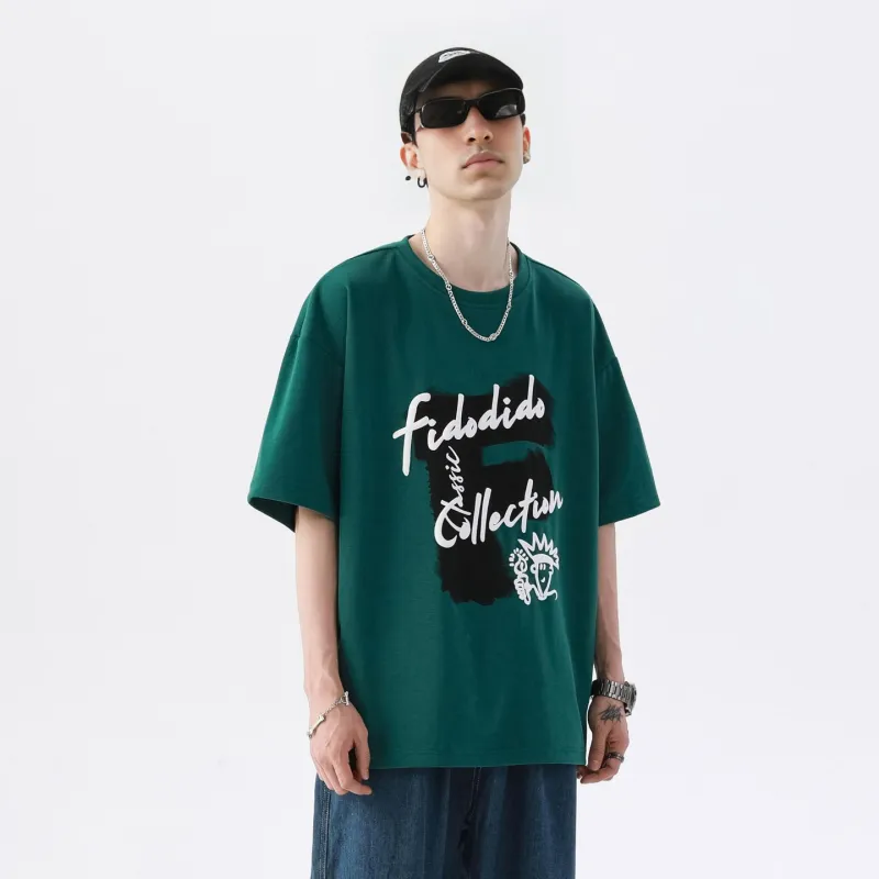 FIDO DIDO Short Sleeved T Shirts Unisex-16