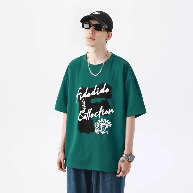 FIDO DIDO Short Sleeved T Shirts Unisex-17