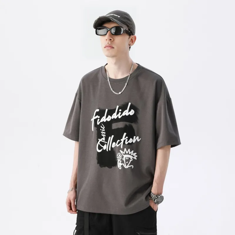 FIDO DIDO Short Sleeved T Shirts Unisex-22