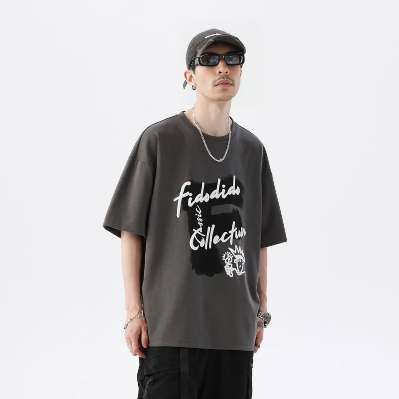 FIDO DIDO Short Sleeved T Shirts Unisex-23