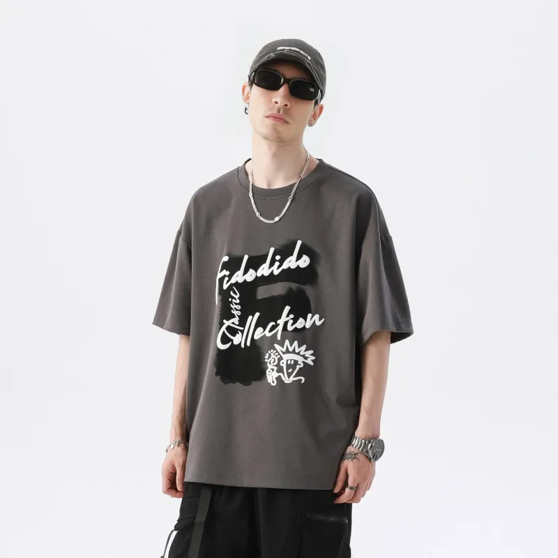 FIDO DIDO Short Sleeved T Shirts Unisex-25