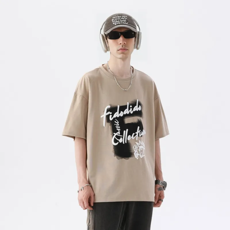 FIDO DIDO Short Sleeved T Shirts Unisex-30