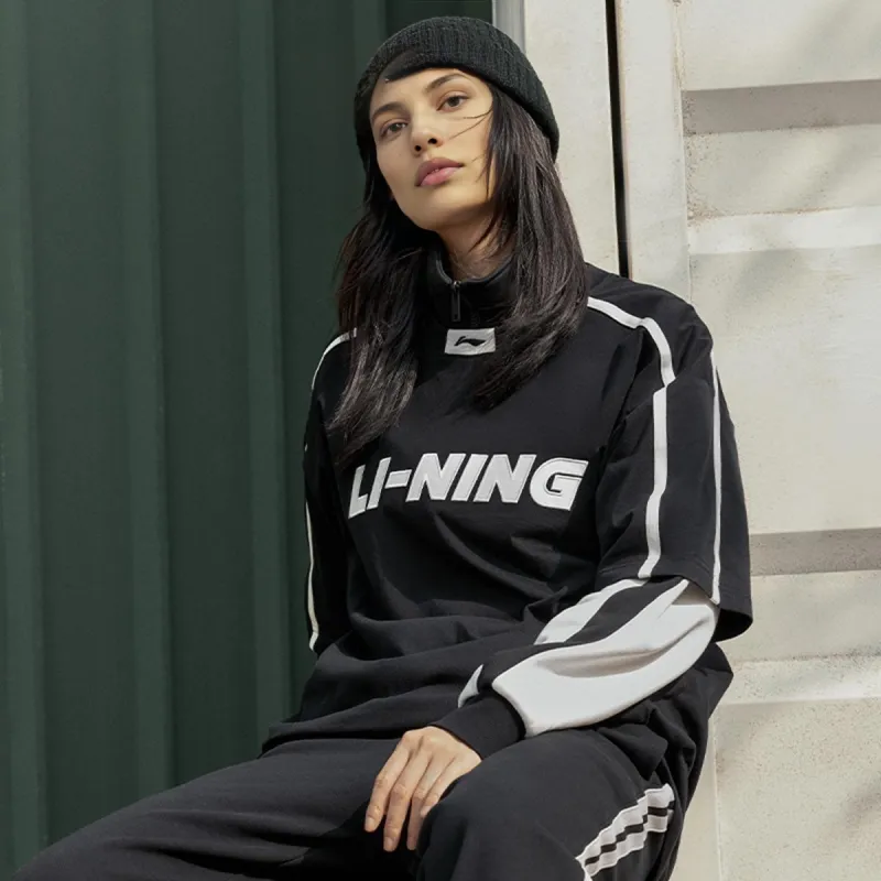 LiNing Sports Life Collection T Shirt Unisex Black-2