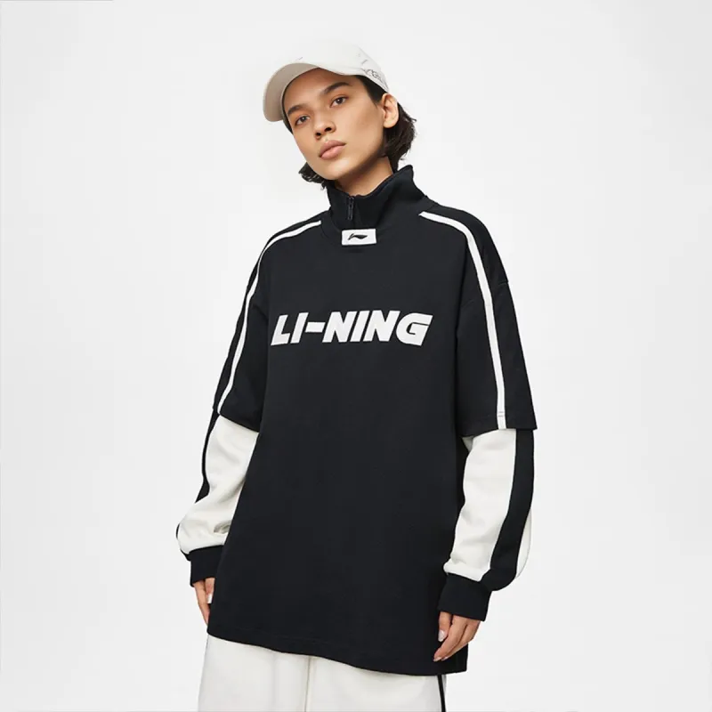 LiNing Sports Life Collection T Shirt Unisex Black-3