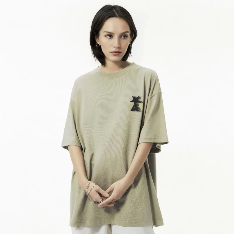 ALL NIGHT DAYS Star Letter Print Unisex T-shirt-16