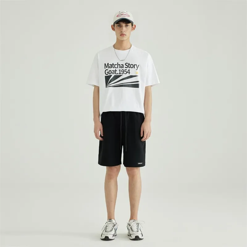 MATCHA STORY Casual Shorts Unisex-23