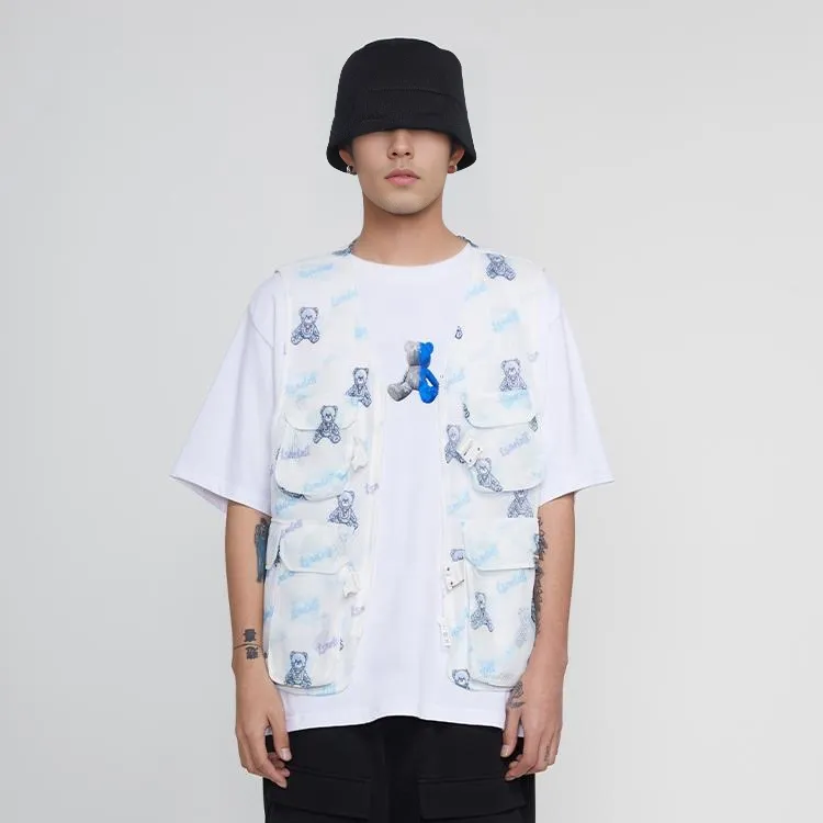 TSMLXLT Vests Unisex White-1