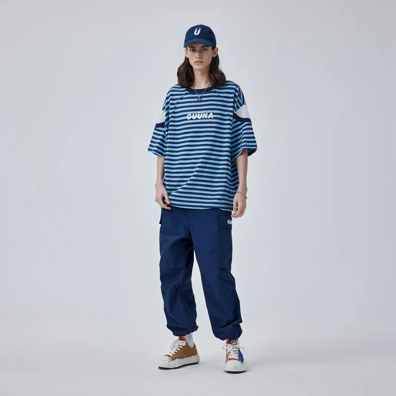 Guuka T Shirts Men Royal Blue-3
