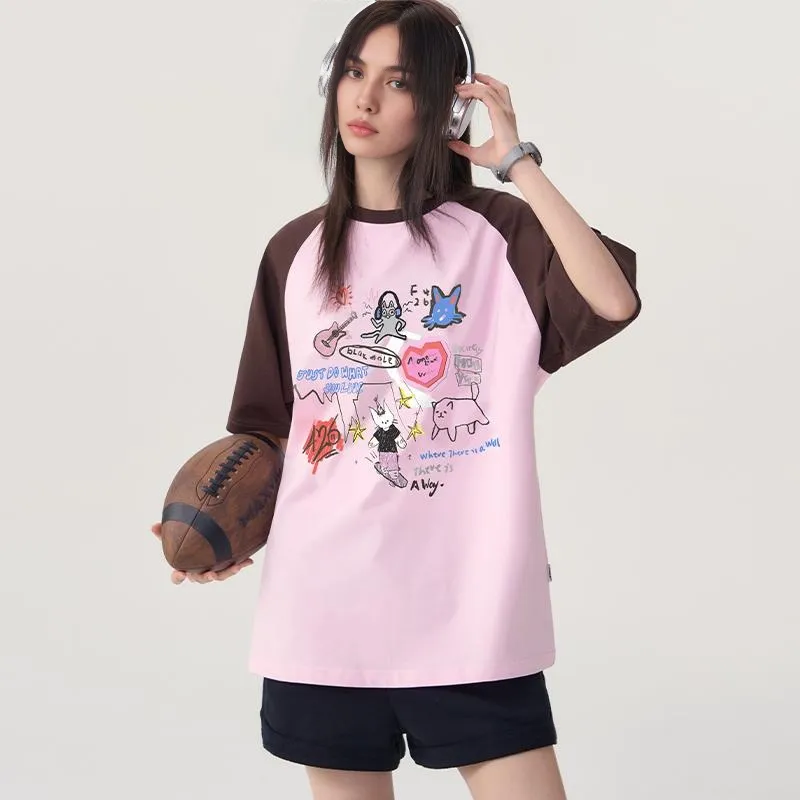 F426 Raglan Sleeve T Shirt Unisex-2