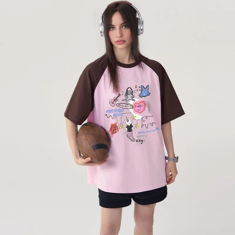 F426 Raglan Sleeve T Shirt Unisex-3