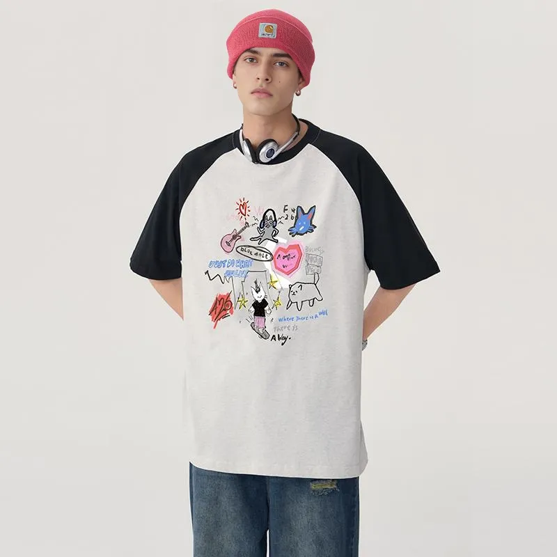 F426 Raglan Sleeve T Shirt Unisex-7